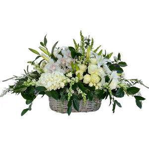 Cut Flower Sympathy Basket