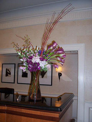 Floral Display for Concierge Desk
