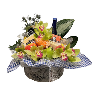 Floral Food Basket