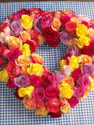 Heart-Shaped Rose Wreath